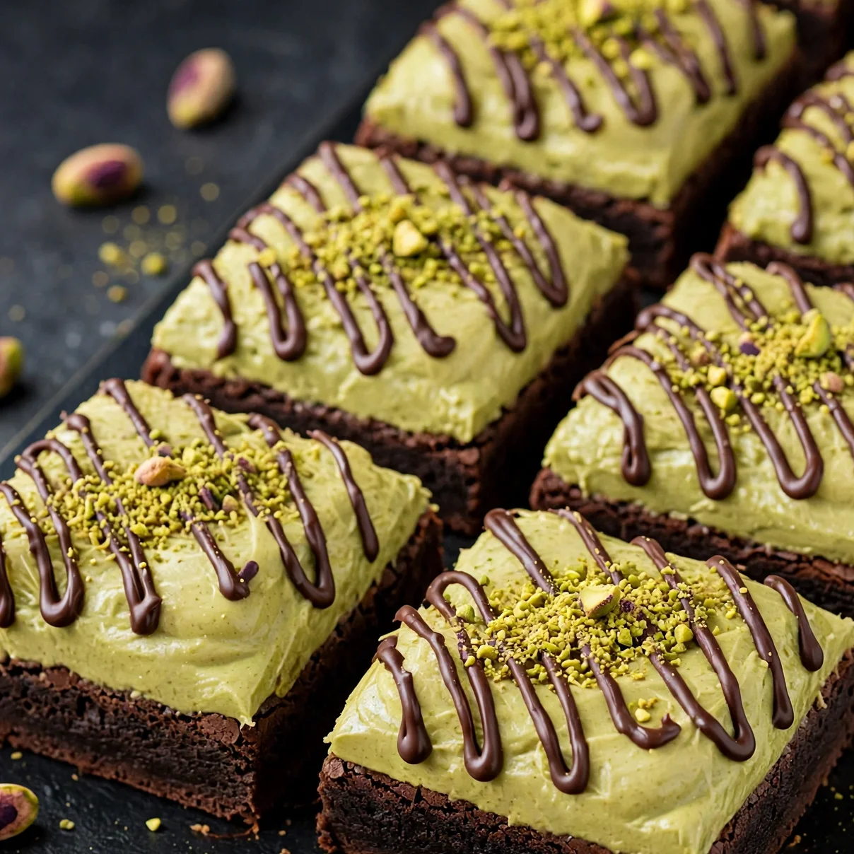 PISTACHIO BROWNIE MONSTER